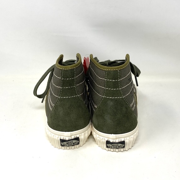 VANS SK8-HI GYM ISSUE World Code Green Canvas Suede Women’s Sneakers VN0A5JIUA06 - Picture 7 of 9